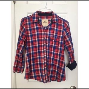 Hollister plaid shirt • M